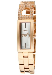 DKNY NY4541  Watches,Womens Silver Dial Rose Gold Tone Ion Plated Stainless Steel, Casual DKNY Quartz Watches