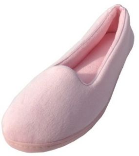 Dearfoams Df10122 Women's Velour Closed Back Slipper Shoes