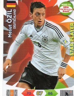 Adrenalyn XL Road To 2014 World Cup Brazil#54 Mesut Ozil Star Player Toys & Games