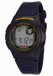 Casio F 200W 2BDF  Watches,Mens Digital Multi Function Navy Blue Rubber, Casual Casio Quartz Watches