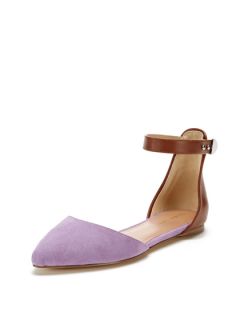 Daisy DOrsay Ankle Strap Flat by Maiden Lane
