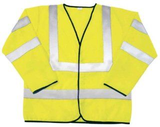 SAS Safety 690 1312 ANSI Class 3 Safety Jacket, Yellow, XXX Large