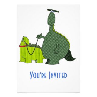 Dino & Fido Custom Invite