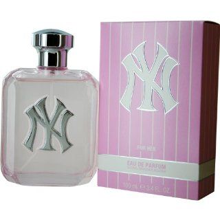 New York Yankees for Her Women's Eau De Parfum Spray, 3.4 Fluid Ounce  Yankees Perfume  Beauty