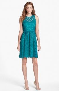 Donna Ricco Lace Fit & Flare Dress