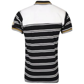 Everlast Mens 2 Pack Striped Polo Shirts   Navy/Black      Clothing