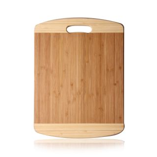 Adeco Natural Bamboo Lightweight Chopping Board