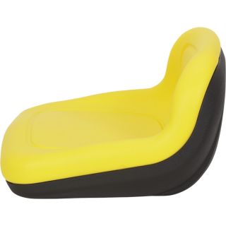 Low-Back Replacement Seat for John Deere Lawn and Garden Tractors – Yellow, Model# 8069  Lawn Tractor   Utility Vehicle Seats