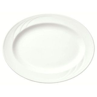 Syracuse China 905437883 Syracuse China   White Elan Platter 13 1/2" Kitchen & Dining