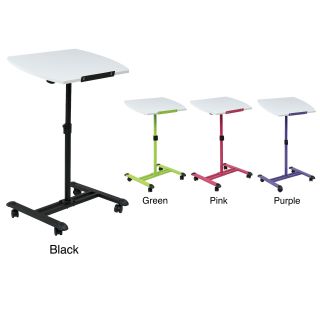 Adjustable Height Rolling Laptop Stand