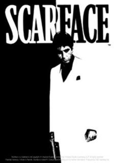 Licenses Products Scarface Silhouette Sticker Toys & Games