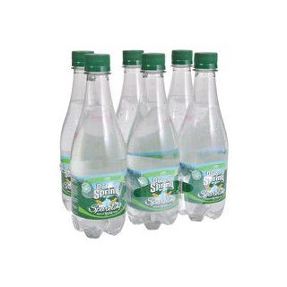 Pol and Springs Sparkling Water, Lime, 6 Count (Pack of 4)  Bottled Drinking Water  Grocery & Gourmet Food