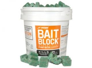 JT Eaton 709 PN Bait Block Rodenticide Anticoagulant Bait, Peanut Butter Flavor, For Mice and Rats (Pail of 72)
