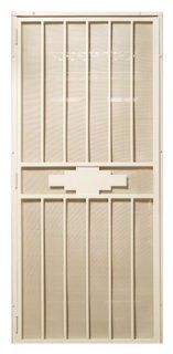First Alert 695FA36X80NW Southwestern 36 Inch by 80 Inch Security Screen Door, Navajo White   Storm Doors  