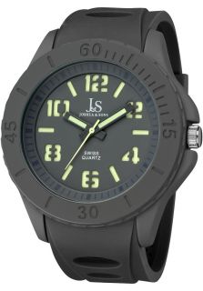 Joshua & Sons JS 37 GY  Watches,Mens Grey Dial Grey Silicon, Casual Joshua & Sons Quartz Watches