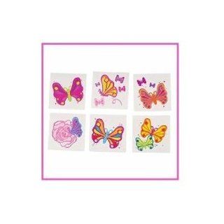 Toy / Game Rhode Island Novelty Butterfly Temporary Tattoos (144 Pcs)   Apply Easily And Last For A Long Time Toys & Games