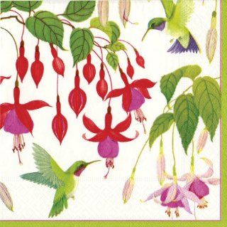 Entertaining with Caspari Hummingbirds Paper Cocktail Napkins, Pack of 20 Home & Kitchen