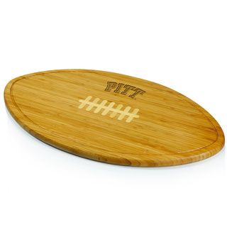 Picnic Time Kickoff University Of Pittsburgh Panthers Engraved Natural Wood Cutting Board