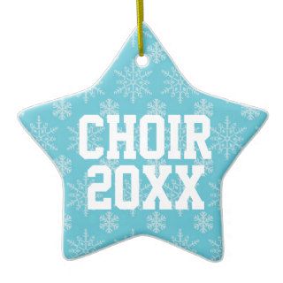 Personalized Choir Music Christmas Ornament Gift