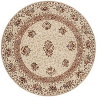 Safavieh Handmade Persian Court Multicolored Wool/ Silk Rug (8 Round)