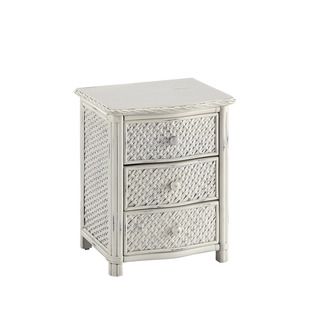 Home Styles Marco Island Night Stand White Finish White Size 1 drawer