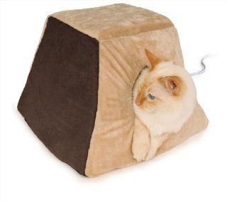 K&H Thermo Kitty Cabin, Mocha Cat Furniture  Pet Beds 