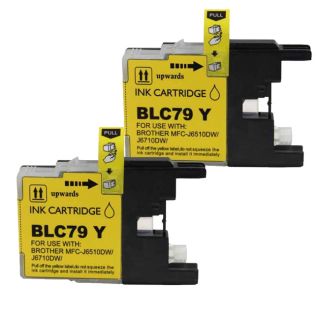 Brother Lc79 Remanufactured Compatible Magenta Ink Cartridge (pack Of 2)