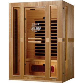 LifeSmart InfraColor Euro Sauna — 3-Person Capacity, Model# LS-TCED-IC3