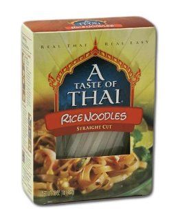 A Taste of Thai Rice Noodles, 16 Ounce Boxes (Pack of 6)  Packaged Asian Dishes  Grocery & Gourmet Food