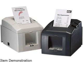 Star Micronics TSP650 TSP654L 24 GRY 37999540 Thermal Receipt Printer (Gray)   Ethernet Interface, Auto Cutter. Cable and Power Supply not included