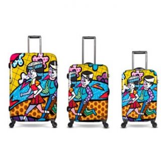 Heys Britto Spring Love 22" Cabin. 26" and 30" Luggage 3 pcs set B704 3PC Clothing