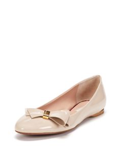 Patent Leather Bow Ballet Flat by Nina Ricci