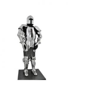 Armor Venue Milanese Medieval Suit of Armor   One Size Fit All   Silver Costume Accessories Clothing