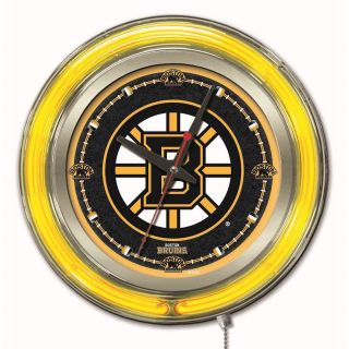 Holland Us Nhl Neon Logo Clocks