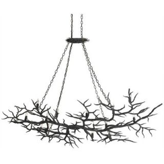 Currey & Company Rainforest 14 Light Candle Chandelier 9007
