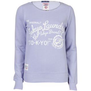 Toyko Laundry Womens Slash Neck Sweatshirt   Lilac      Womens Clothing