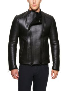 Cropped Leather Jacket by Balmain