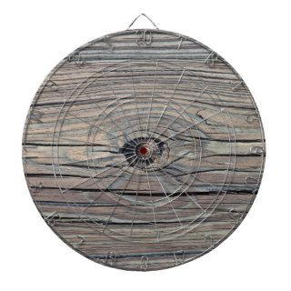 Vintage Weathered Wood Background   Old Board Dartboard With Darts