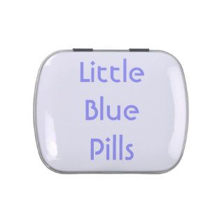 Little Blue Pills Jelly Belly Candy Tins