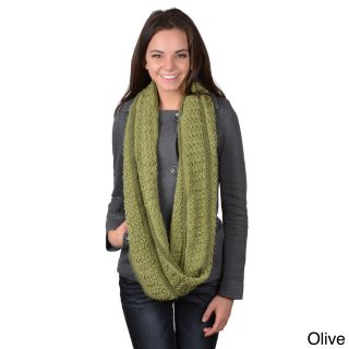 Journee Collection Womens Braided Knit Figure 8 Scarf