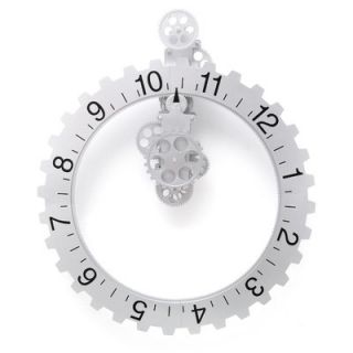 Kikkerland Big Wheel Hour Wall Clock 1706