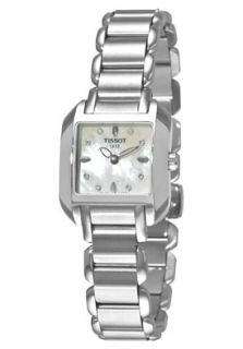 Tissot T02128574  Watches,Womens T Trend Wave Mother of Pearl Diamond Dial, Luxury Tissot Quartz Watches