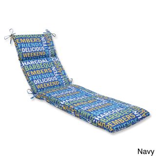 Pillow Perfect Grillin Outdoor Chaise Lounge Cushion