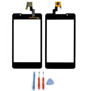 New Touch Screen Digitizer Glass Replacement Stgg for Lg Optimus P720 Black Cell Phones & Accessories