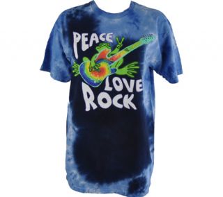 Peace Frogs Rock Of Love Guitar Tie Dye Short Sleeve T Shirt