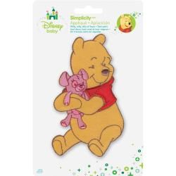 Disney Winnie The Pooh Hugging Bear Iron on Applique
