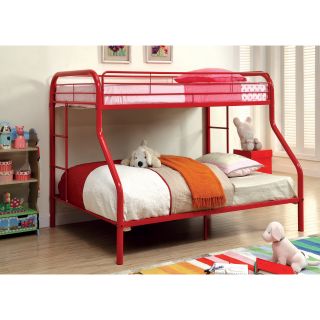 Furniture Of America Linden Twin Over Full Metal Bunk Bed
