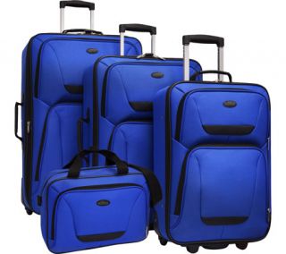 US Traveler 4 Piece Lightweight Luggage Set