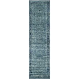 Safavieh Vintage Turquoise/ Multi Viscose Rug (22 X 12)