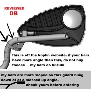 Kolpin 97300 Hand Guard with Mirror Kolpin Automotive
